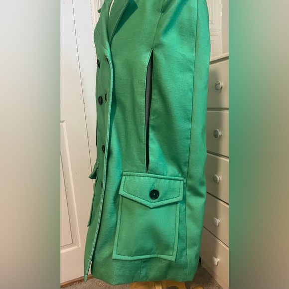 Blair Waldorf Inspired Green Sleeveless Jacket Rare Gossip Girl Style - Picture 3 of 15